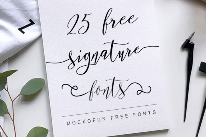 Signature Fonts