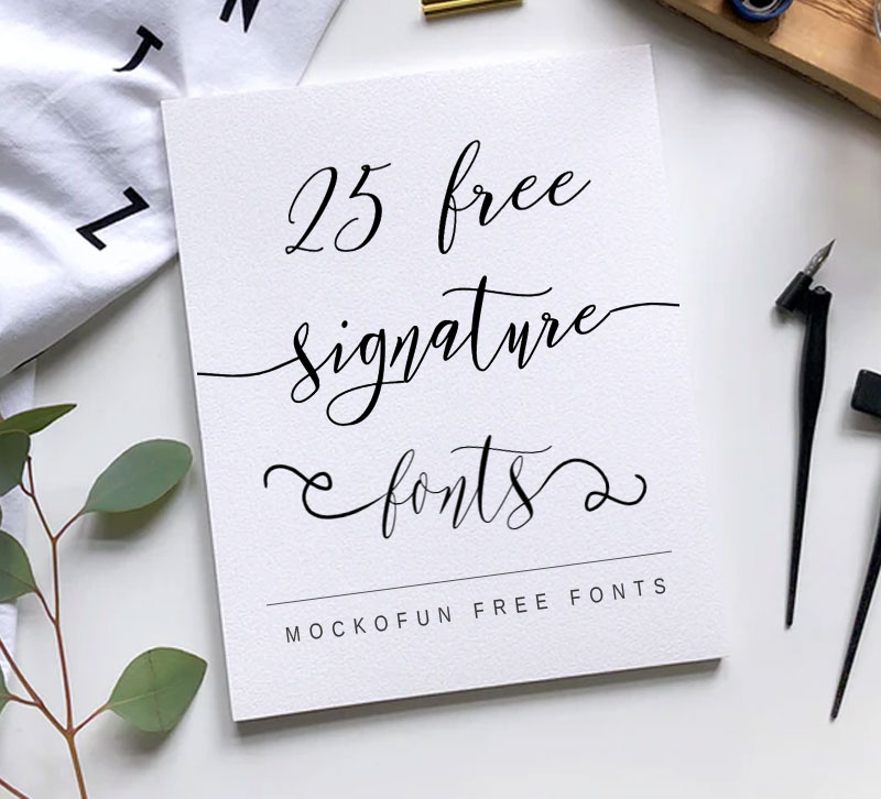 Signature Fonts