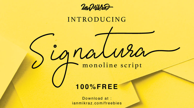 Signature Fonts