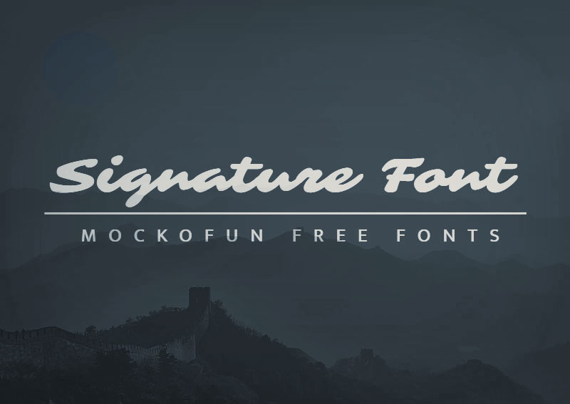 Signature Fonts