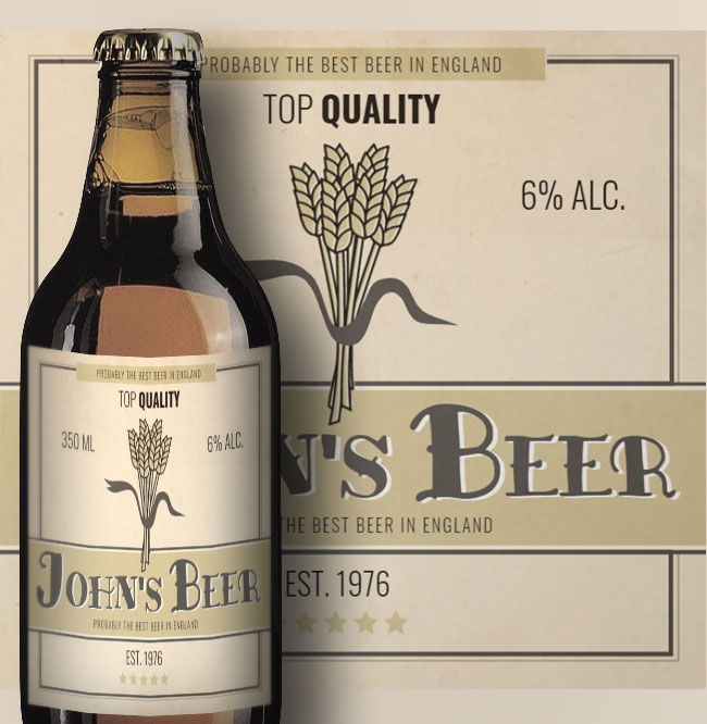 Beer Label Template