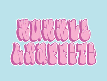 Bubble Graffiti Letters