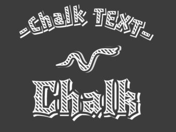 Chalk Font Style