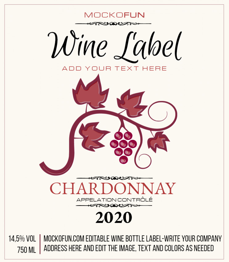 Custom Wine Label