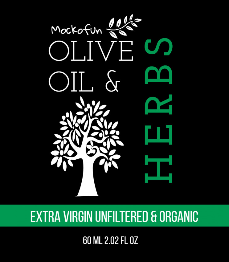 Olive Oil Bottle Label