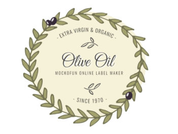 Olive Oil Label Design