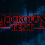 Stranger Things Text Generator