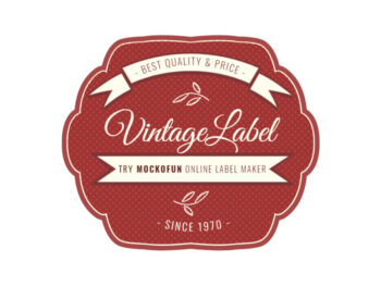 Vintage Label Template