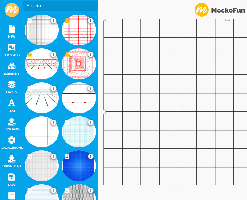 Drafting Template with Sketch Grid, PDF File