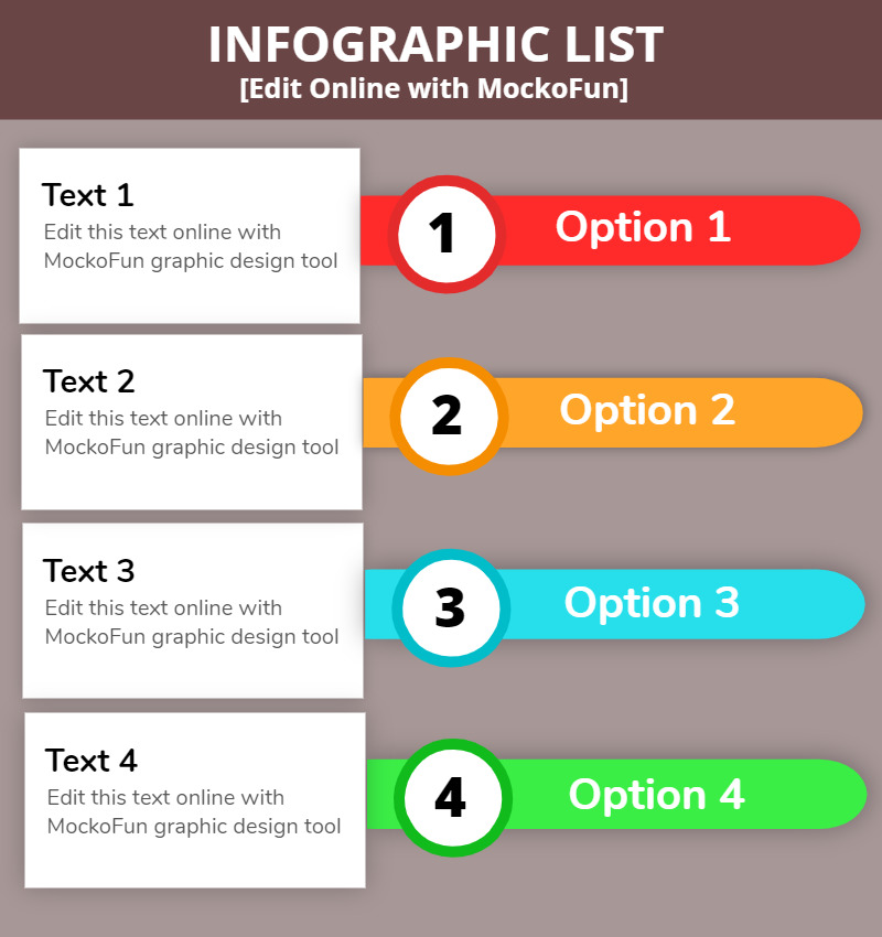 Infographic List Template Mockofun