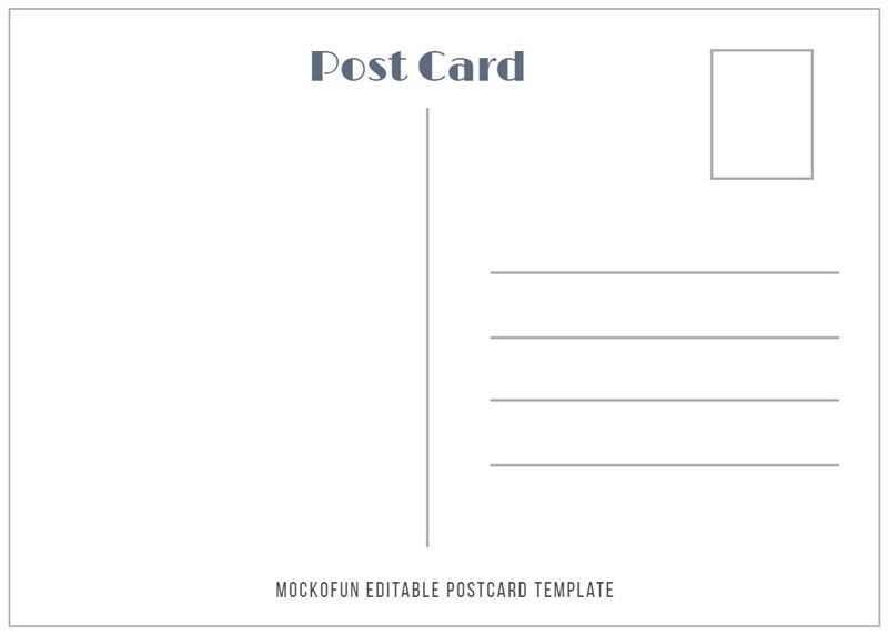 Postcard Template - MockoFUN 😎