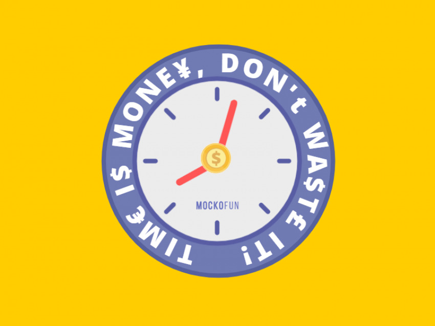 Time Is Money Graphic Image