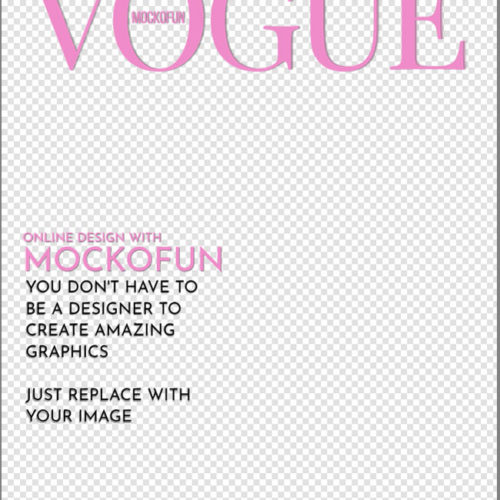 [FREE] Vogue Cover Template - MockoFUN