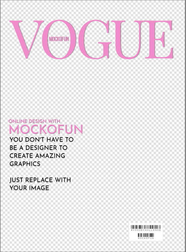 Vogue Cover Template