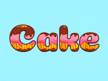 Cake Text Effect