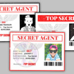 Free secret agent printables