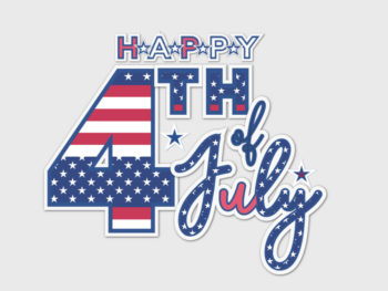 Happy 4th of July Clipart