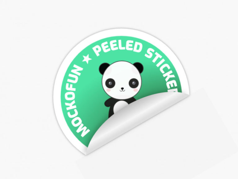 Peeled Sticker MockoFUN