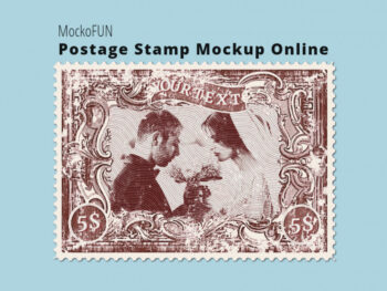 Postage Stamp Mockup