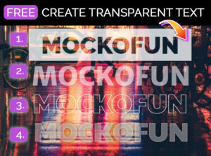 Transparent Text Generator [Online FREE] - MockoFUN