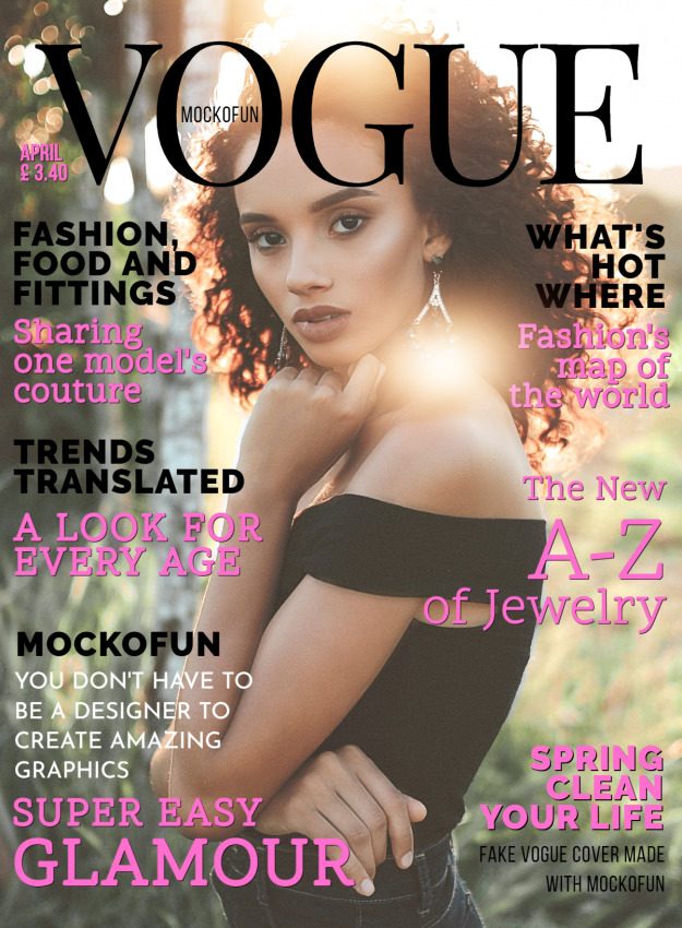 How to Create Your Own Vogue Magazine Cover