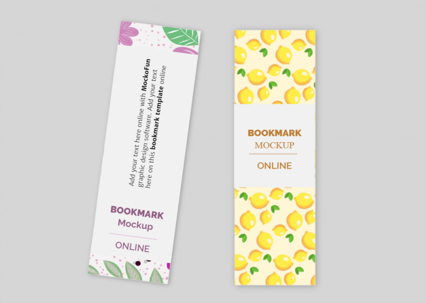 Download Online Bookmark Mockup - MockoFUN