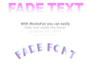 Fade Font