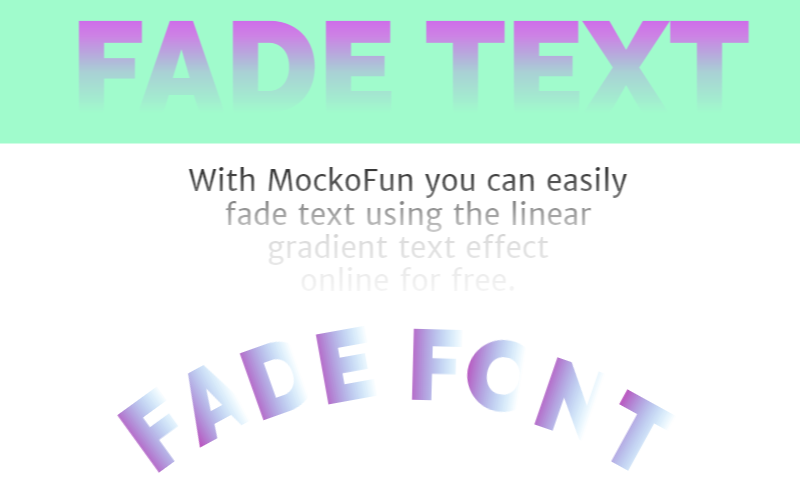 Fade Text