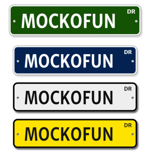 (FREE) Street Sign Generator - MockoFUN