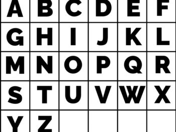 Alphabet Grid