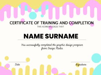 Certificate of Training Completion