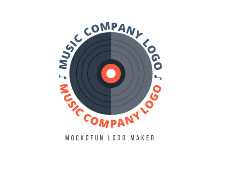 Music Company Logo MockoFUN