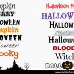 Free Halloween Fonts