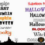 Free Halloween Fonts