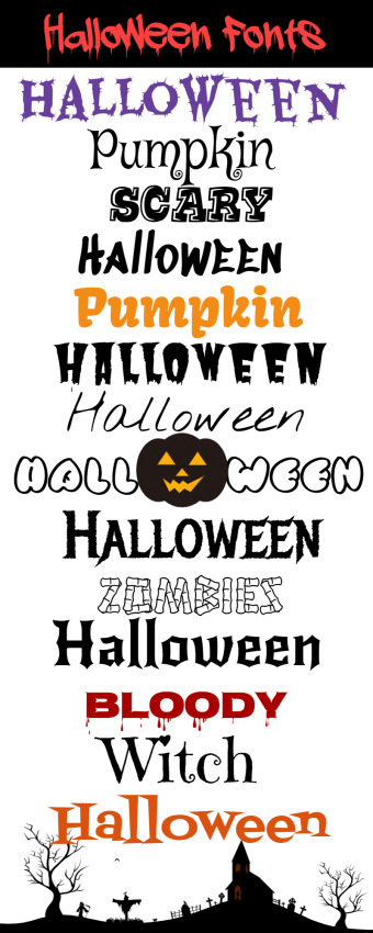 Spooky Halloween Fonts