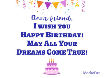 Birthday Wishes Card