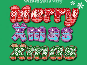 Christmas Text Effects