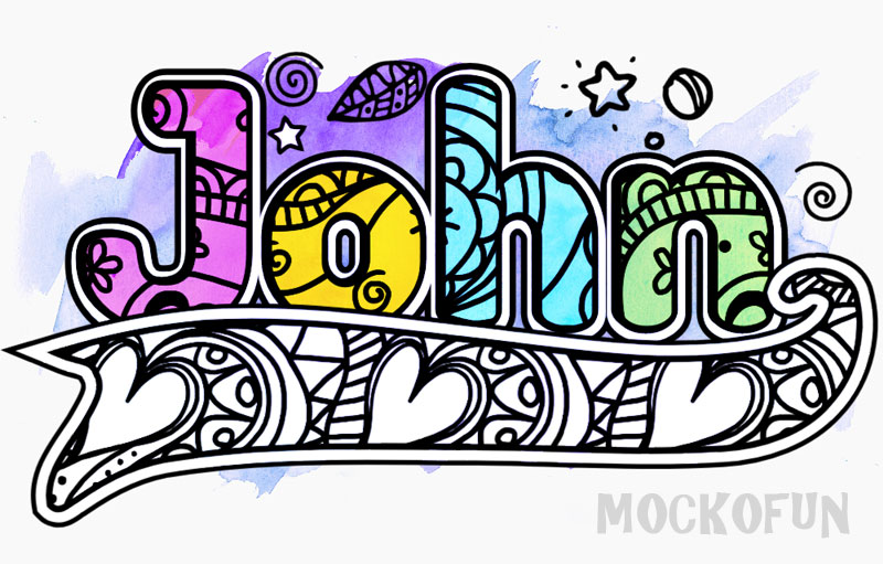 Doodle Name Art