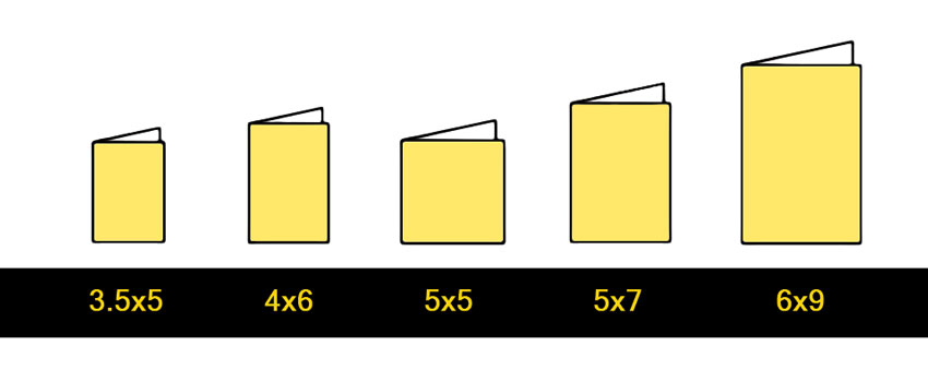 Greeting Card Sizes