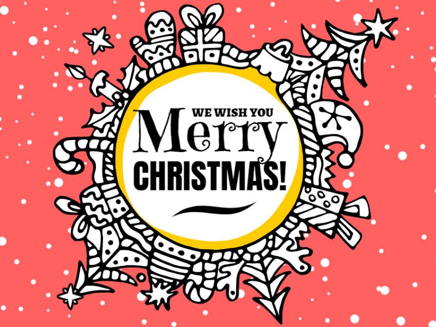 Merry Christmas Card Design