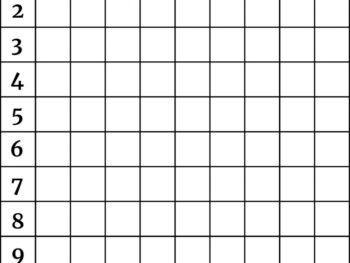 Numbered Grid