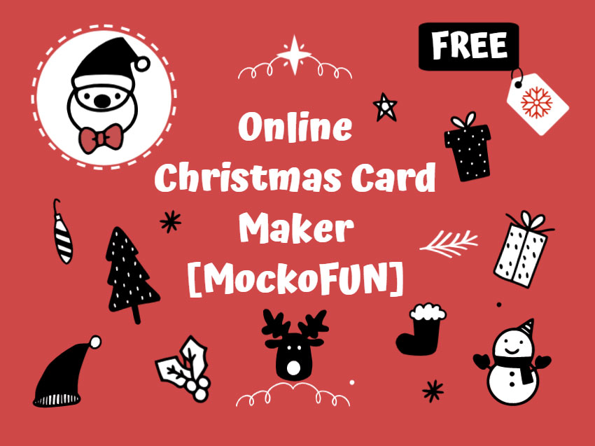 Free Christmas Card Maker Mockofun