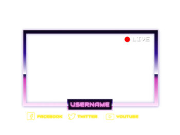 Retro Streaming Webcam Overlay