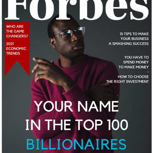 Forbes Magazine Cover Template – MockoFUN
