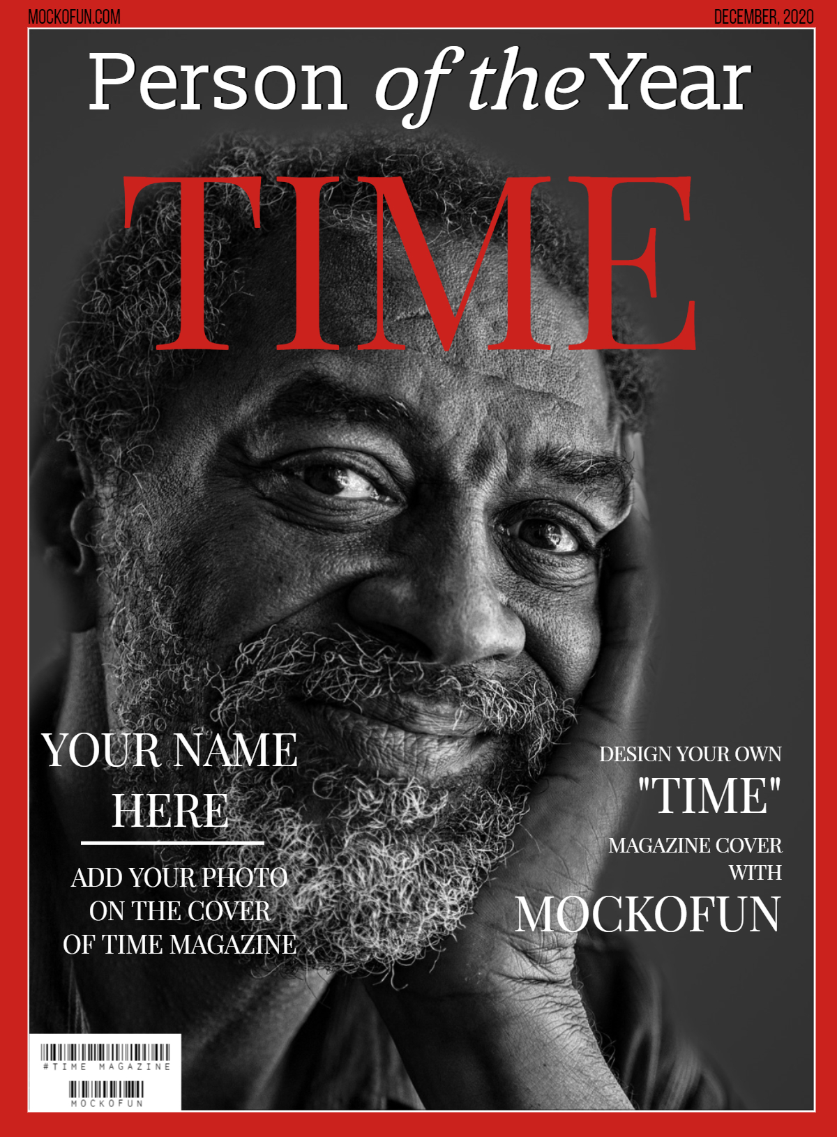 [FREE] Time Magazine Cover Template MockoFUN