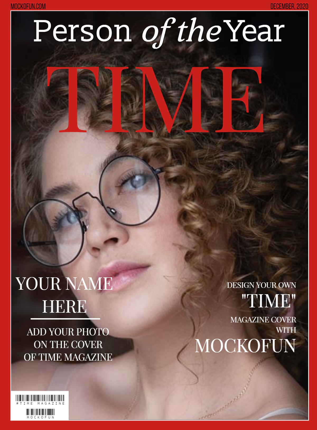 [FREE] Time Magazine Cover Template - MockoFUN