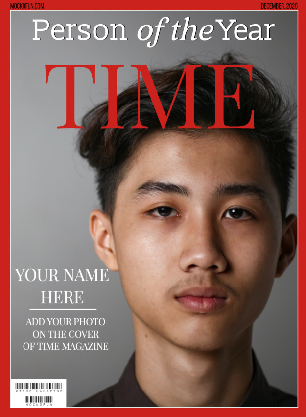 [FREE] Time Magazine Cover Template - MockoFUN