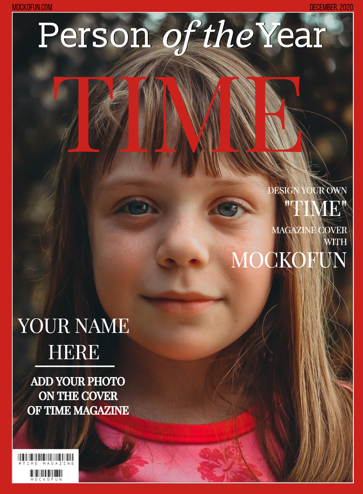 [FREE] Time Magazine Cover Template - MockoFUN