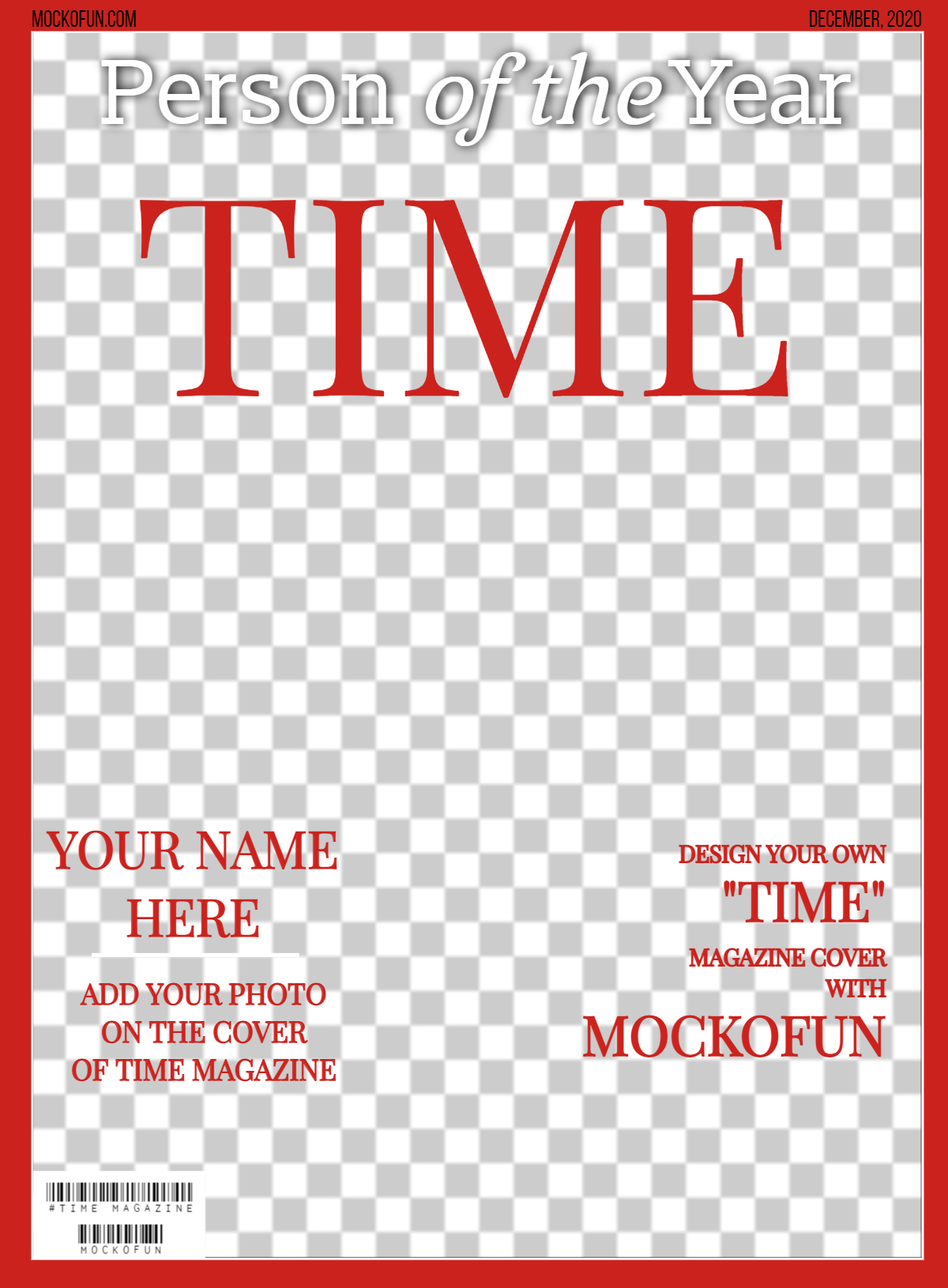 [FREE] Time Magazine Cover Template - MockoFUN