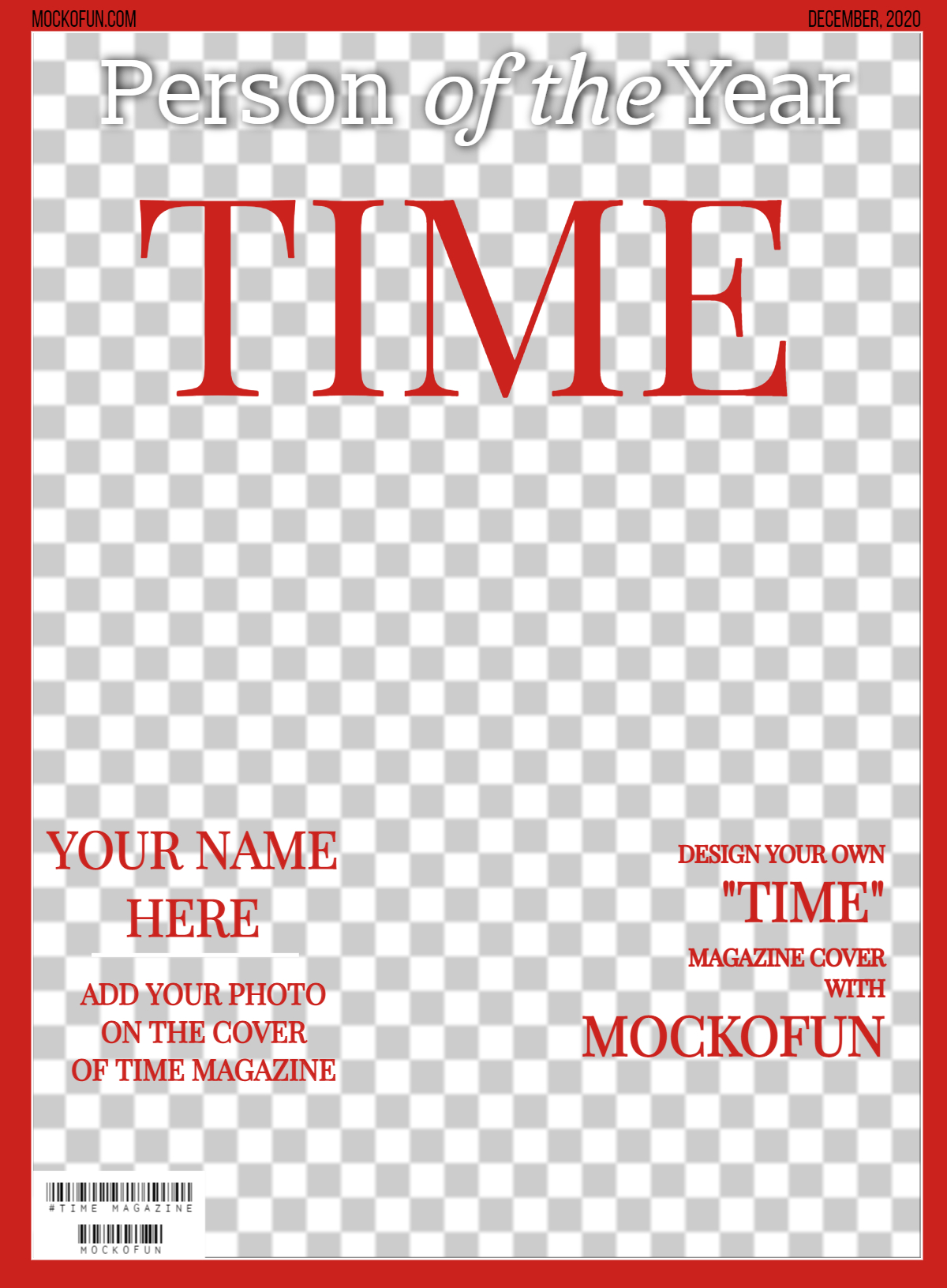 FREE] Time Magazine Cover Template - MockoFUN